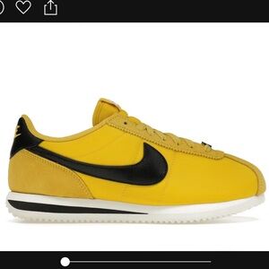 Nike Cortez in Vivid Sulfur and Black